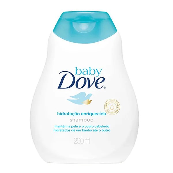 Shampoo Baby Dove Hidratação Enriquecida 200ml