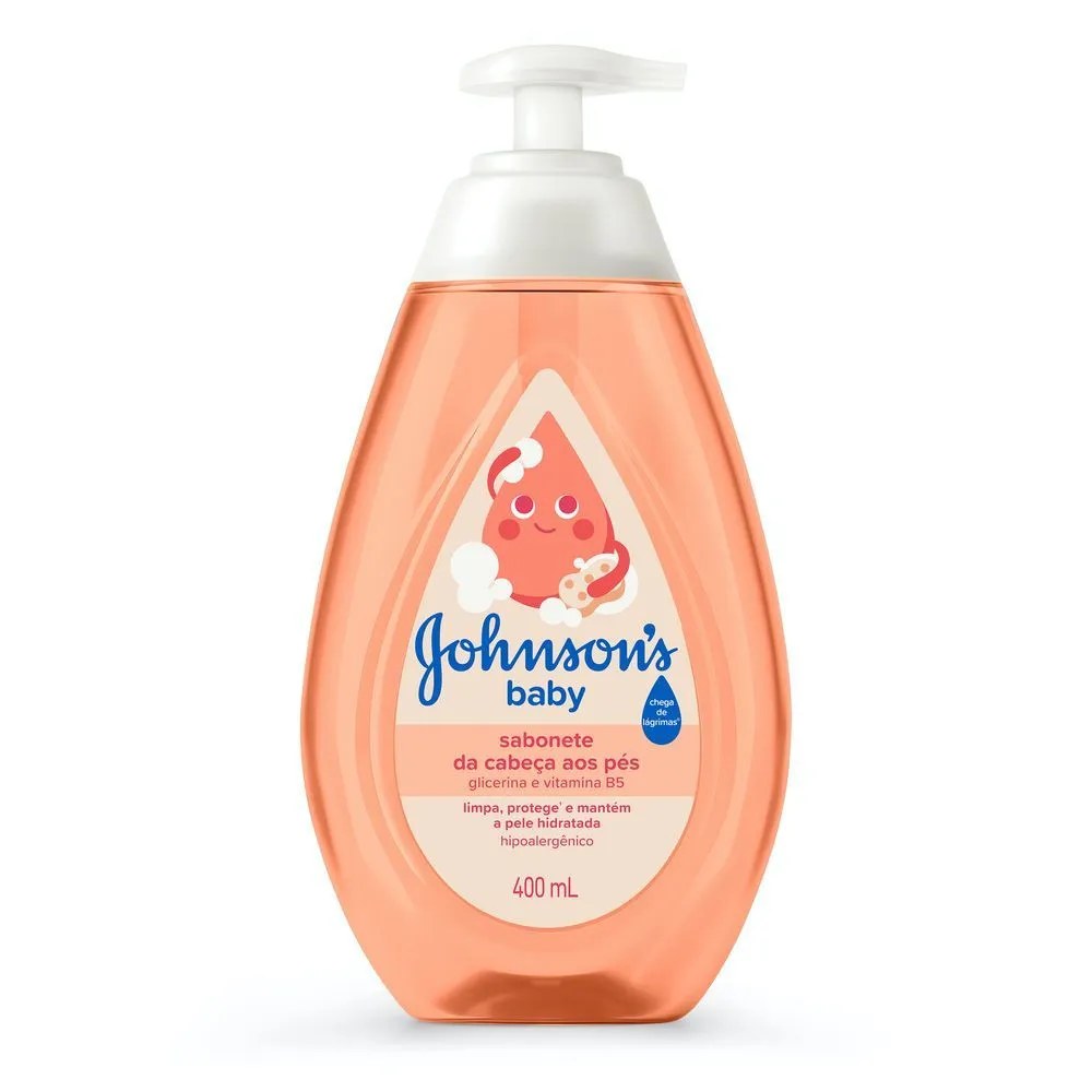 Sabonete Líquido Johnsons Baby Cabeça Aos Pés 400ml