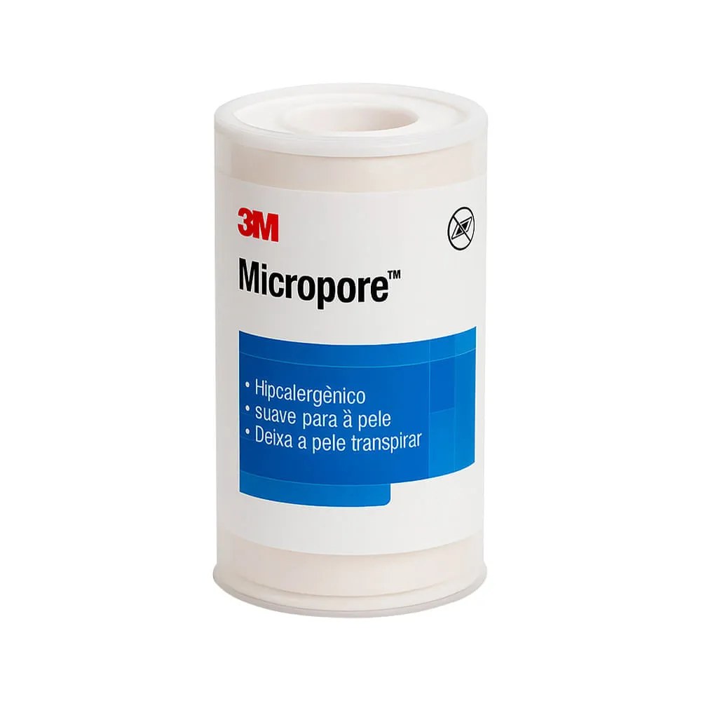 Fita Micropore 3m 50mmx10m Branco
