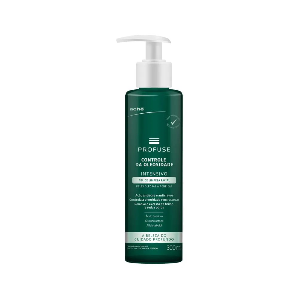Gel Para Limpeza Facial Profuse Intensivo Pump 300ml Ache