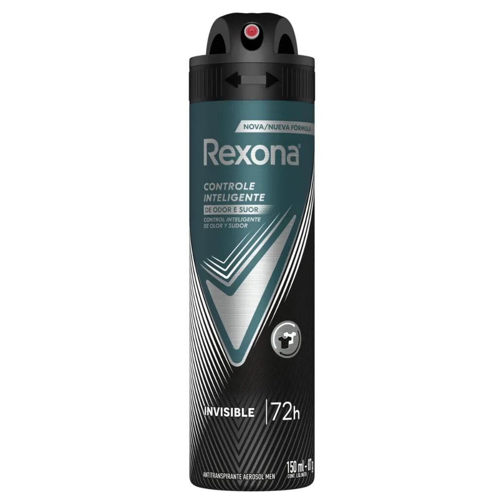 Antitranspirante Aerossol Rexona Men Invisible 150ml