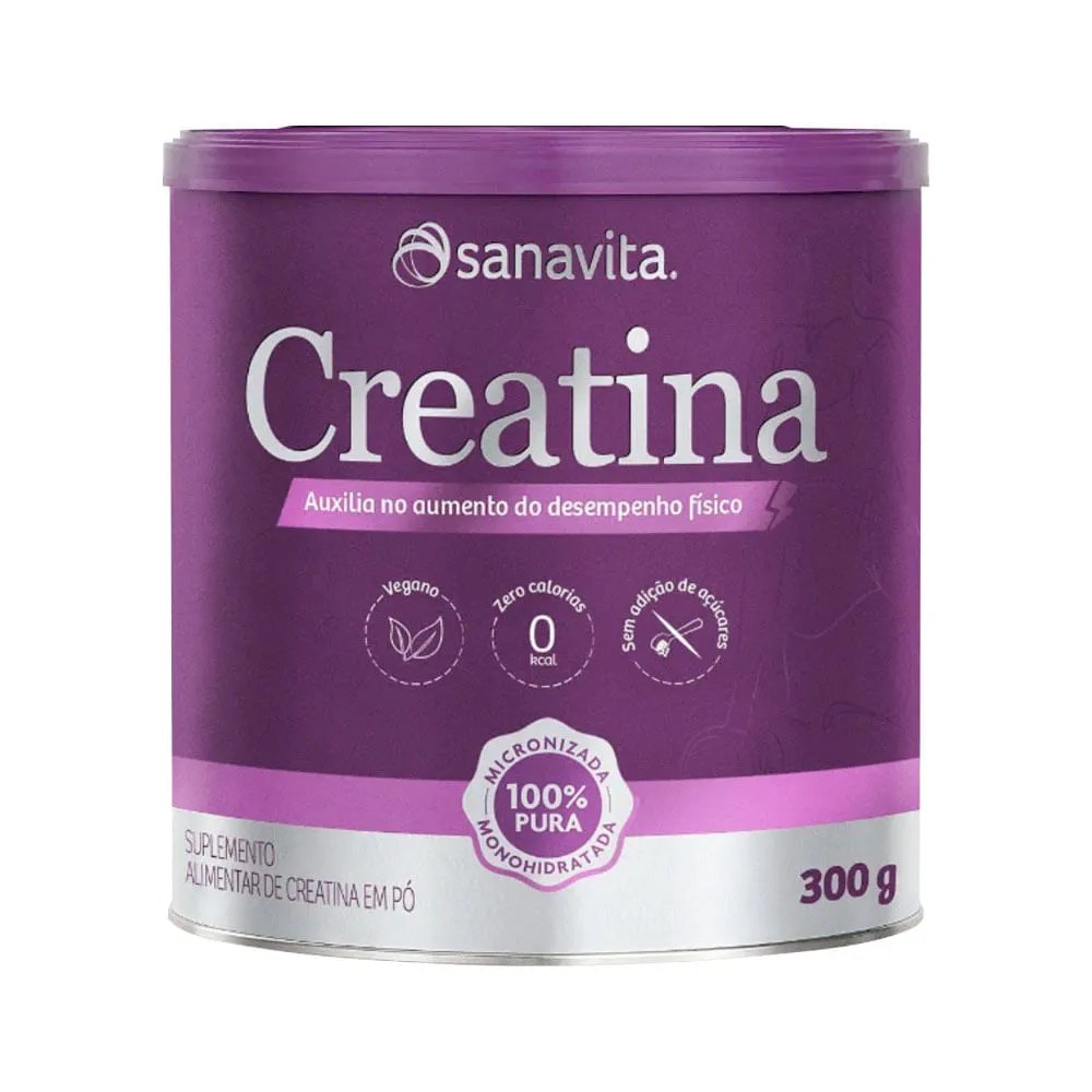 Sanavita Creatina 100% Pura Monohidratada 300g