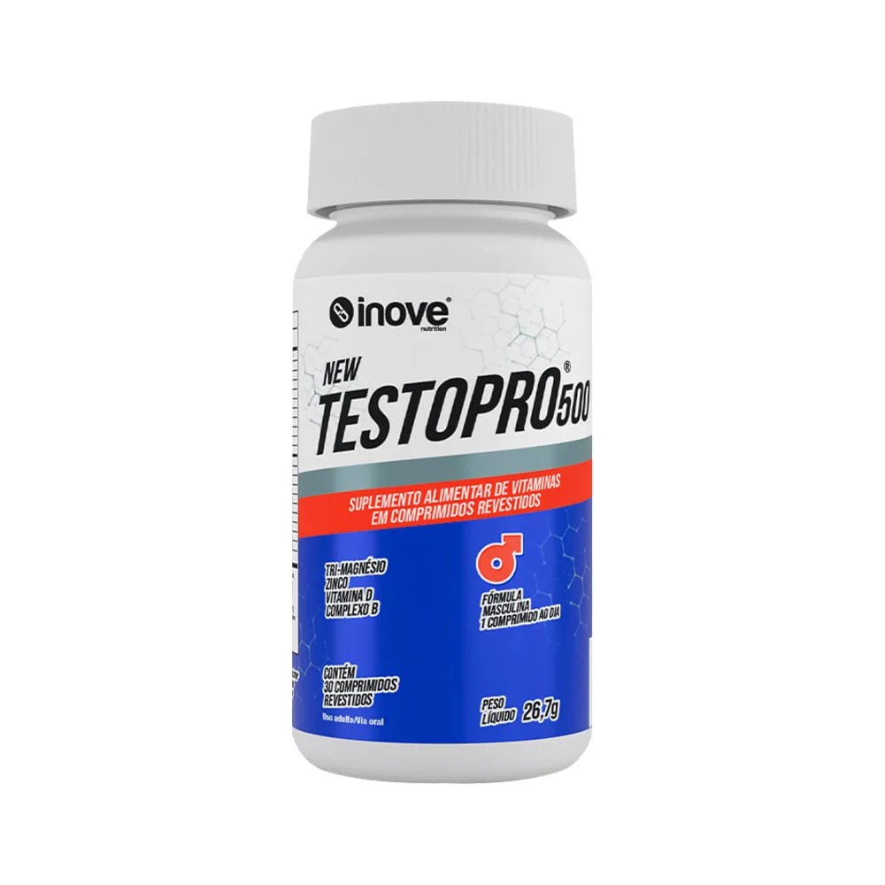 New Testopro 500 Com 30 Comprimidos Revestidos Inove