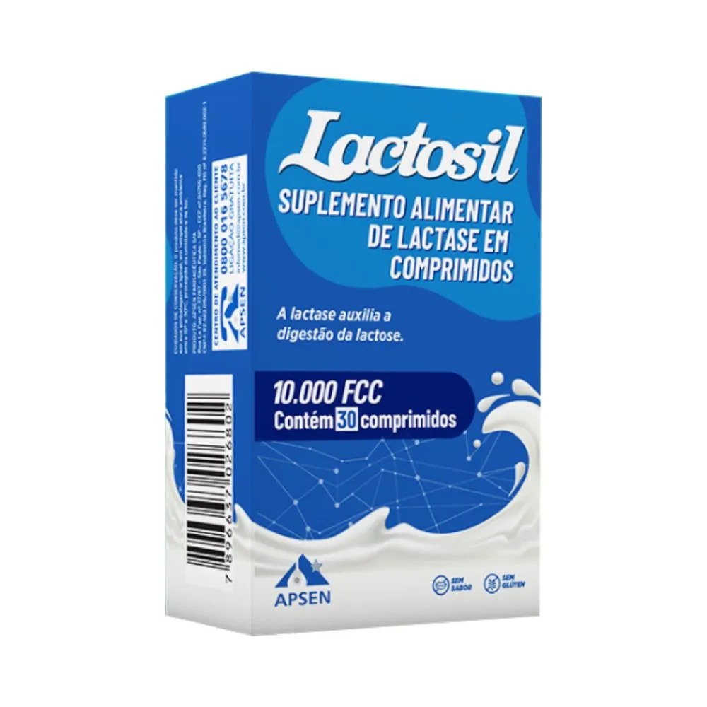 Lactosil 10.000 Fcc Com 30 Comprimidos