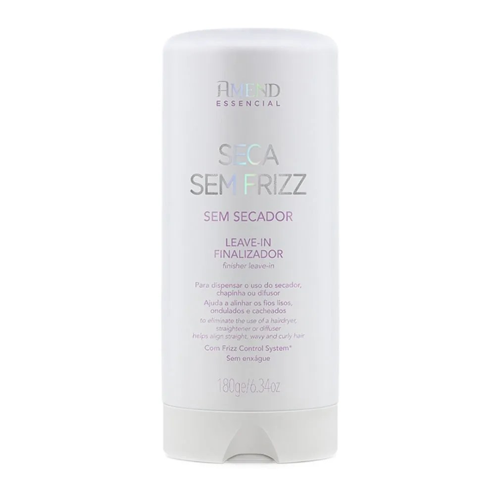 Leave-in Finalizador Amend Essencial Seca Sem Frizz 180ml