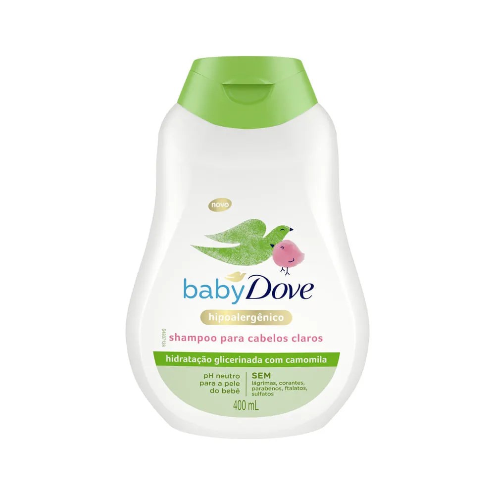 Shampoo Dove Baby 400ml Cabelos Claros