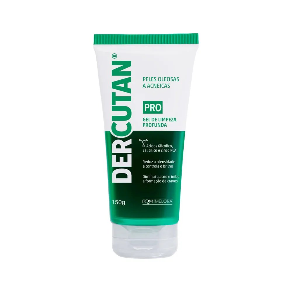 Dercutan Pro Gel Para Limpeza Profunda 150gr