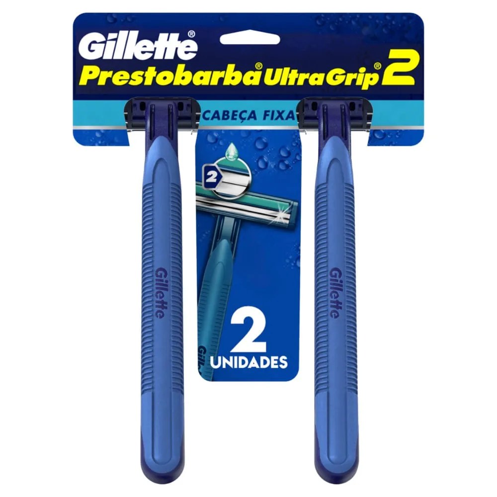 Aparelho Gillette Prestobarba Ultragrip Com 2 Unidades