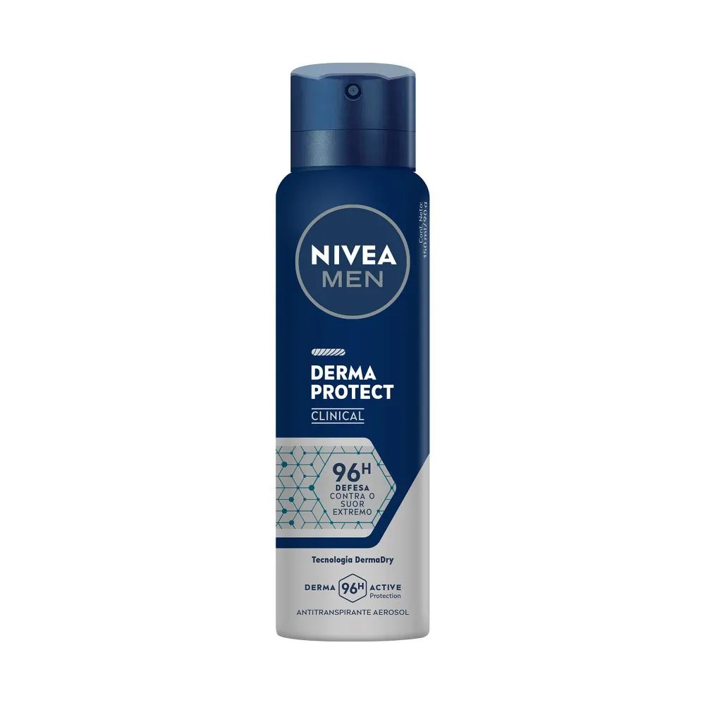 Desodorante Antitranspirante Aerossol Nivea Men Clinical Derma Protect 150ml