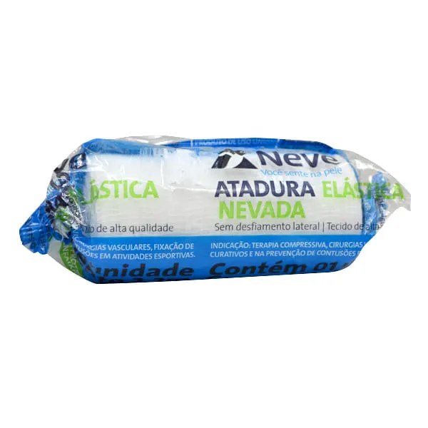 Atadura Neve Elástica Branca 12cmx2,2m