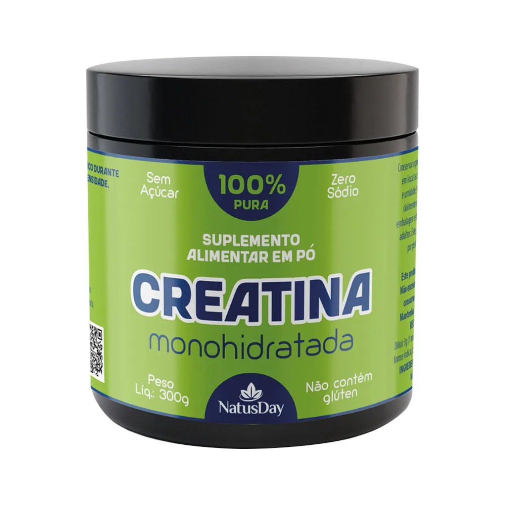 Suplemento Alimentar Natusday Creatina Monohidratada 300gr