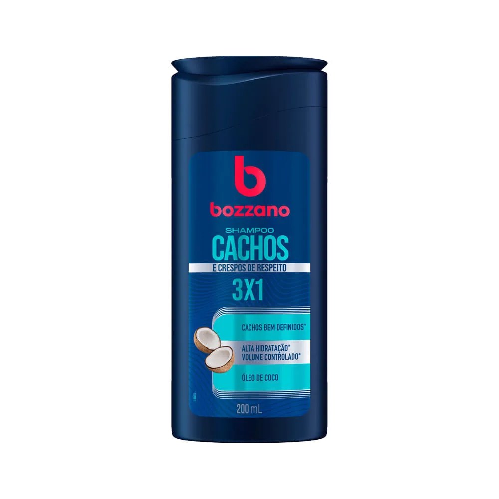 Shampoo Bozzano Cachos 3x2 200ml Oleo De Coco