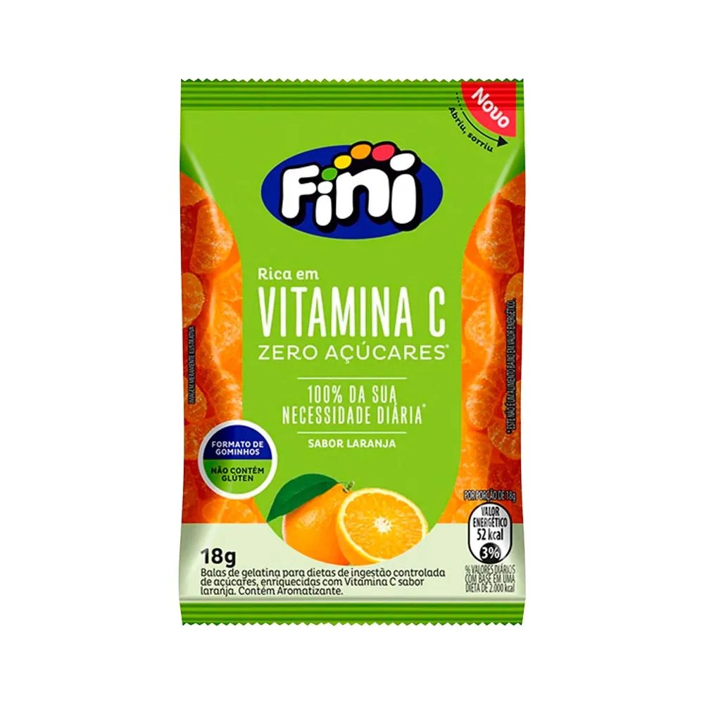 Fini Vitamina C Laranja 18gr