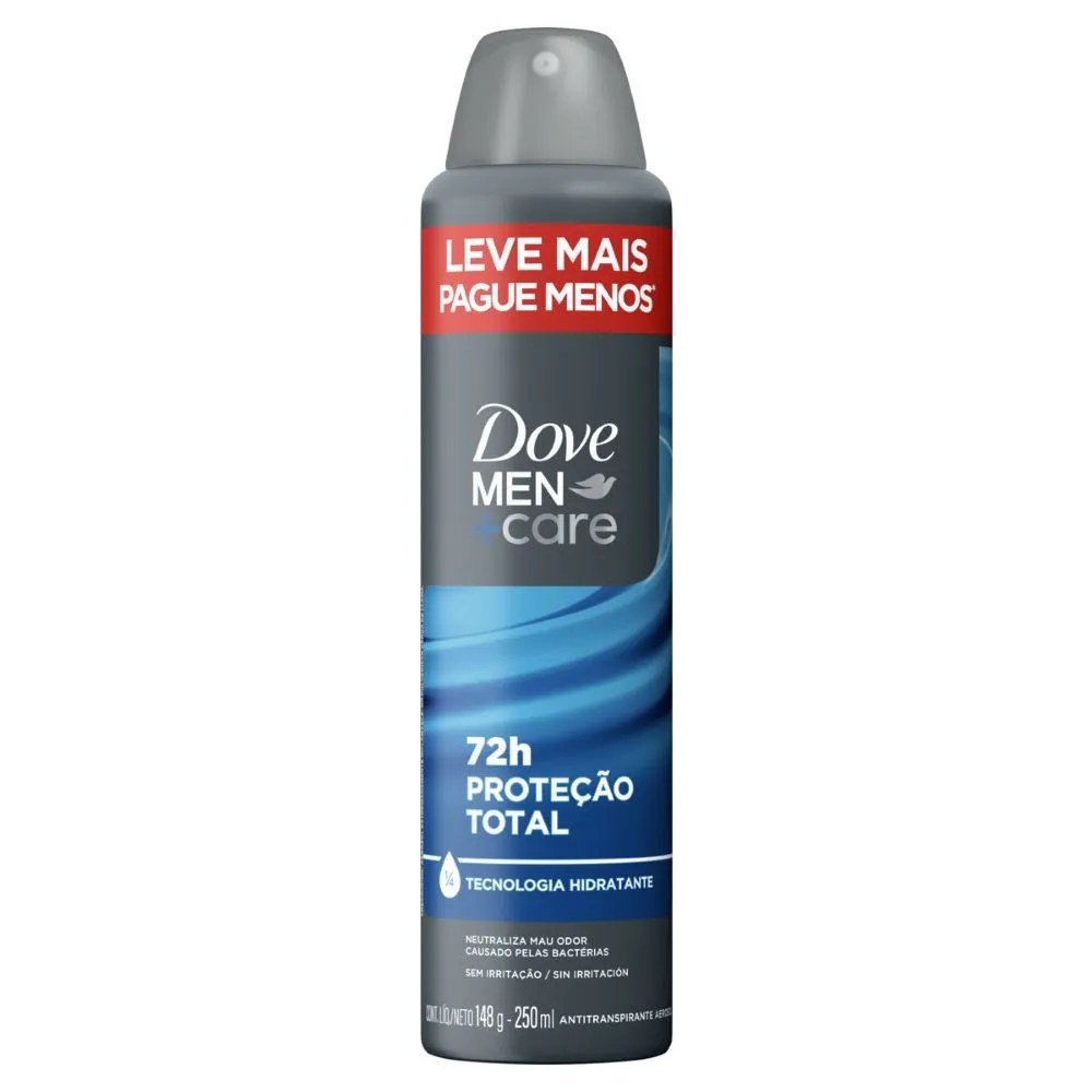 Desodorante Dove Masculino 250ml Leve+pague- Aerossol Protecao Total Especial