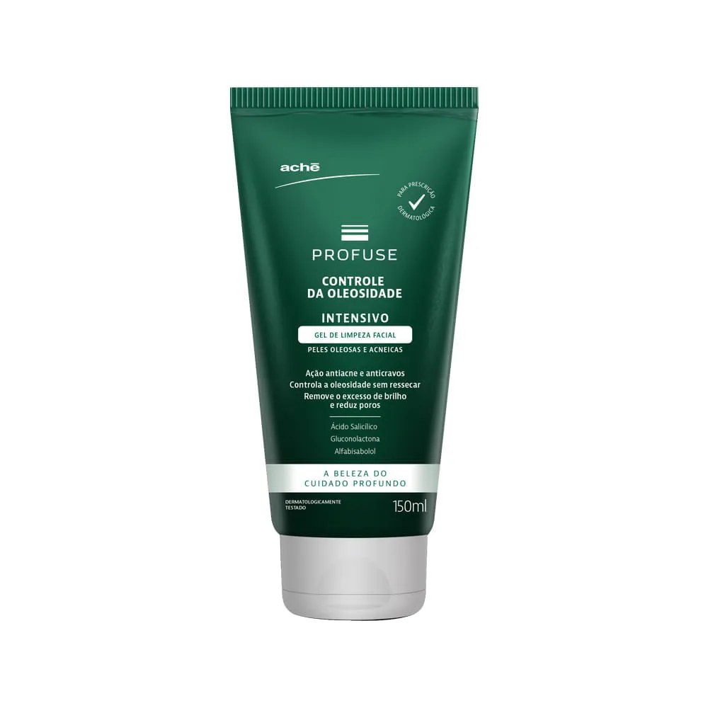 Gel Para Limpeza Facial Profuse Controle De Oleosidade 150ml Ache