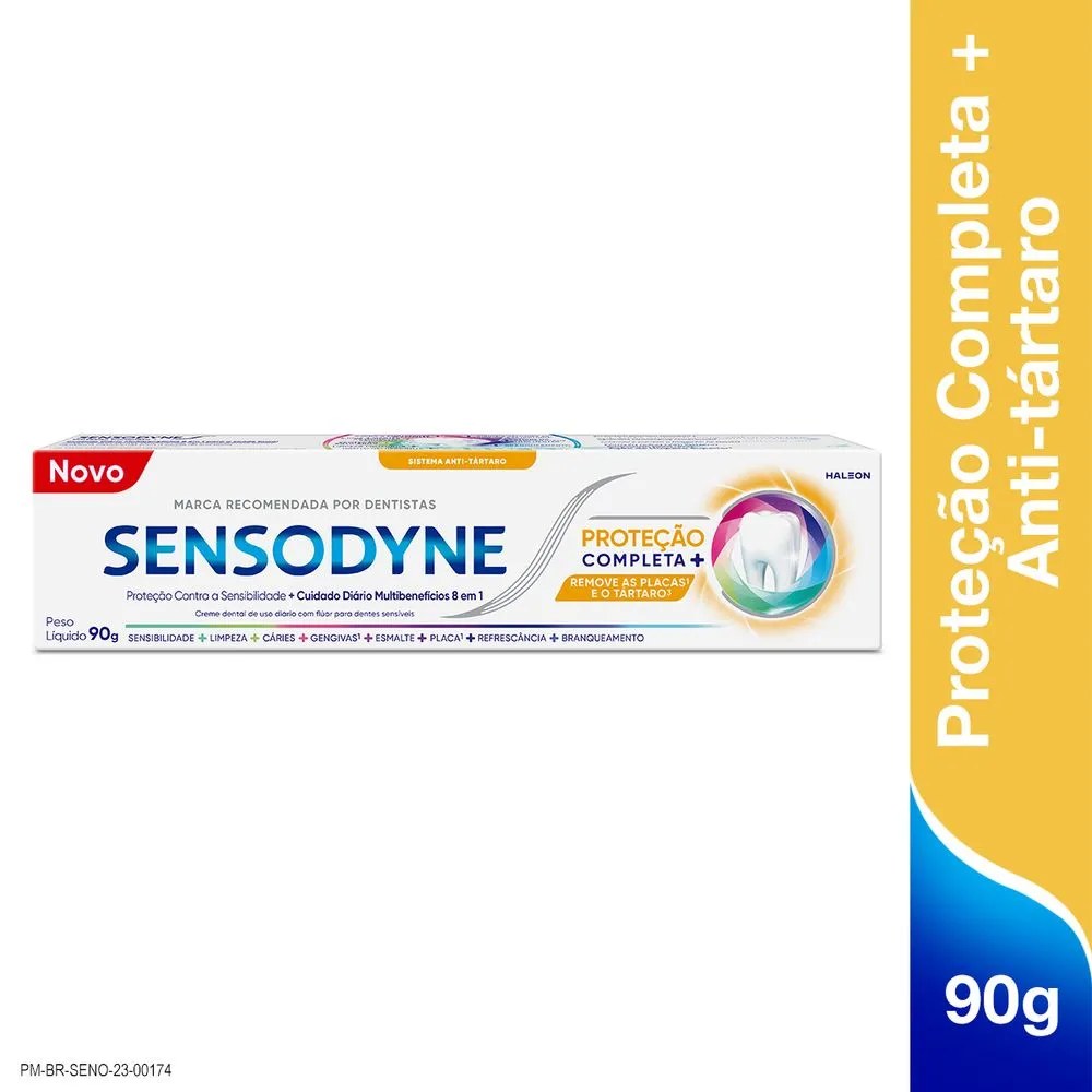 Creme Dental Sensodyne 90gr Protecao Completa Anti-tartaro