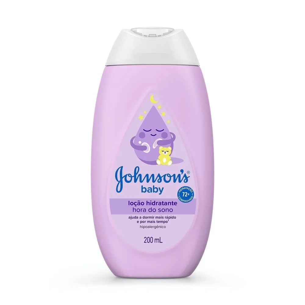 Hidratante Johnson Baby 200ml Locao Hora Do Sono