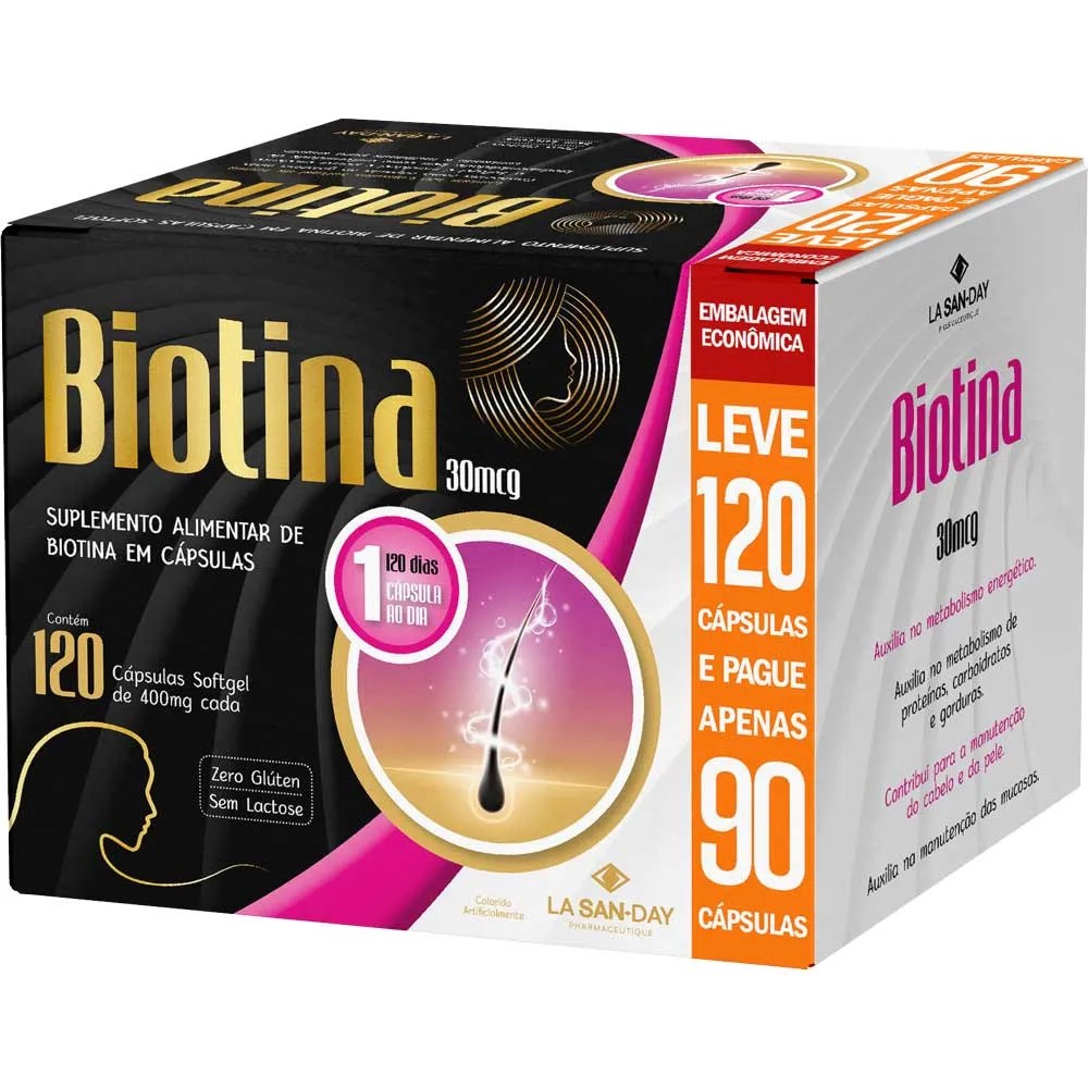 Biotina Lasanday Leve 120 Pague 90 Especial