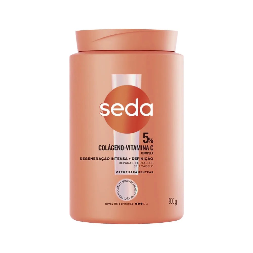 Creme Para Pentear Seda Colageno-vitamina C 900gr