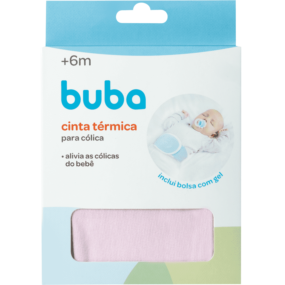 Cinta Termica Para Colica Buba Com 1 Rosa
