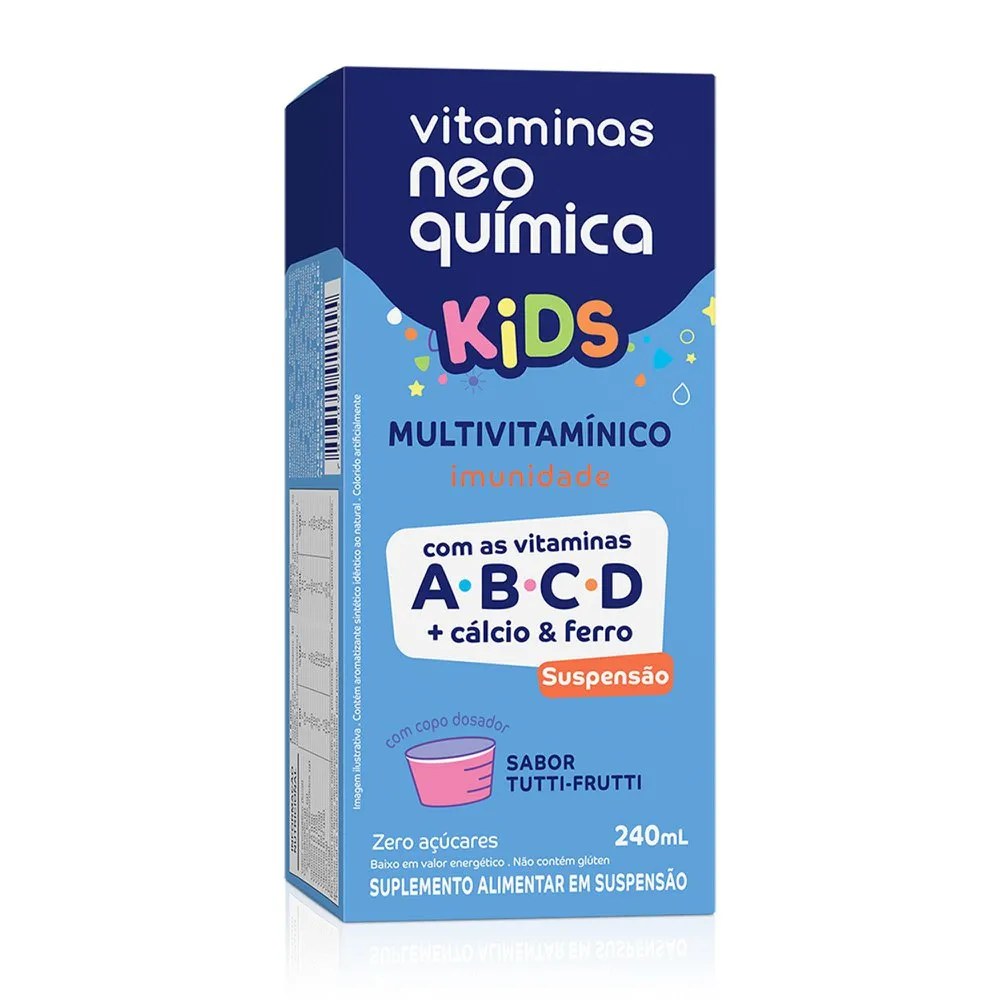Multivitamínico Neo Química Vitaminas Kids Gotas 240ml