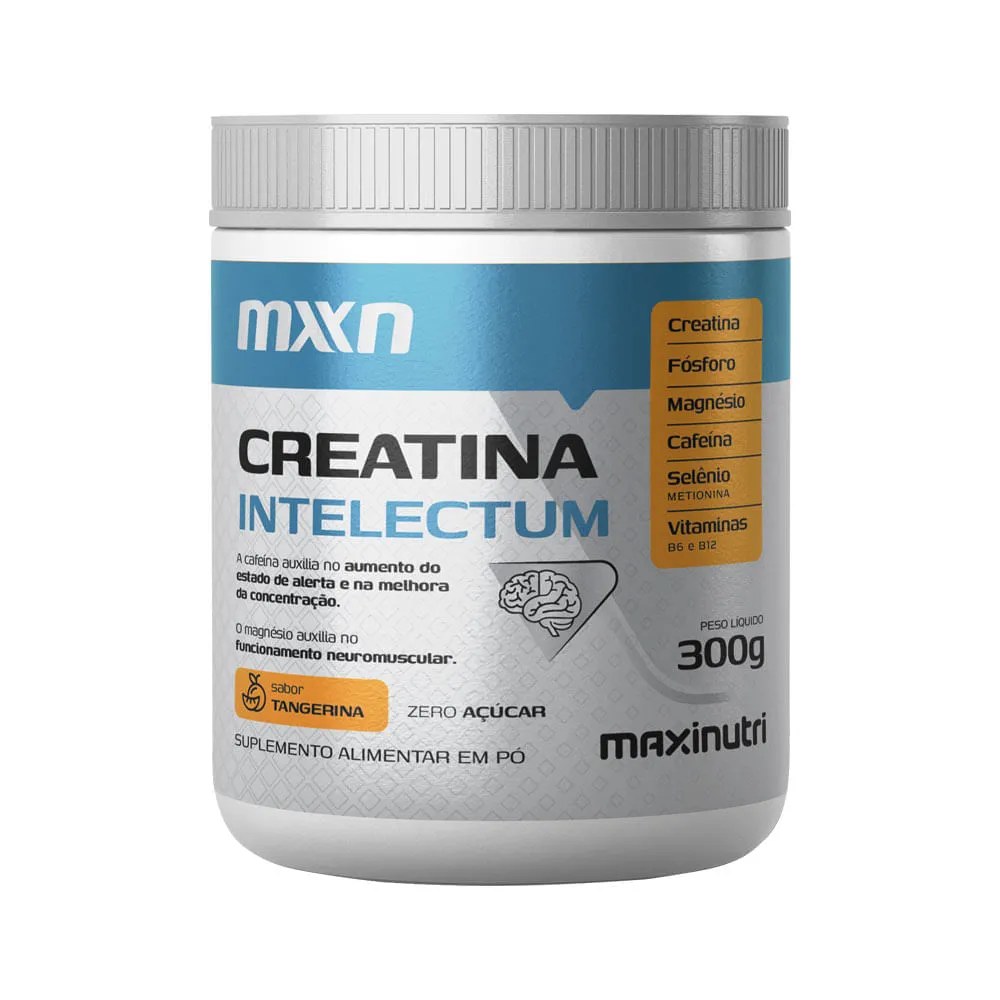 Suplemento Alimentar Creatina Intelectum Maxinutri Sabor Tangerina 300gr