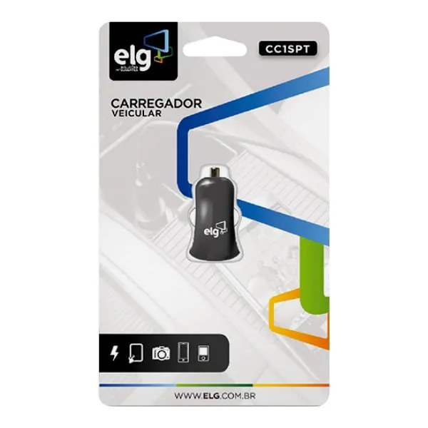Carregador Veicular Cc1spt Universal