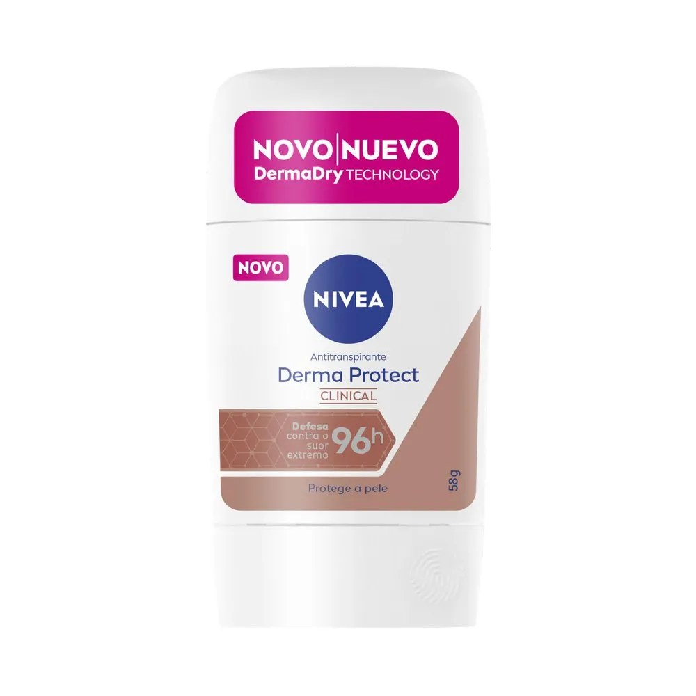 Desodorante Antitranspirante Stick Nivea Clinical Derma Protect 58g