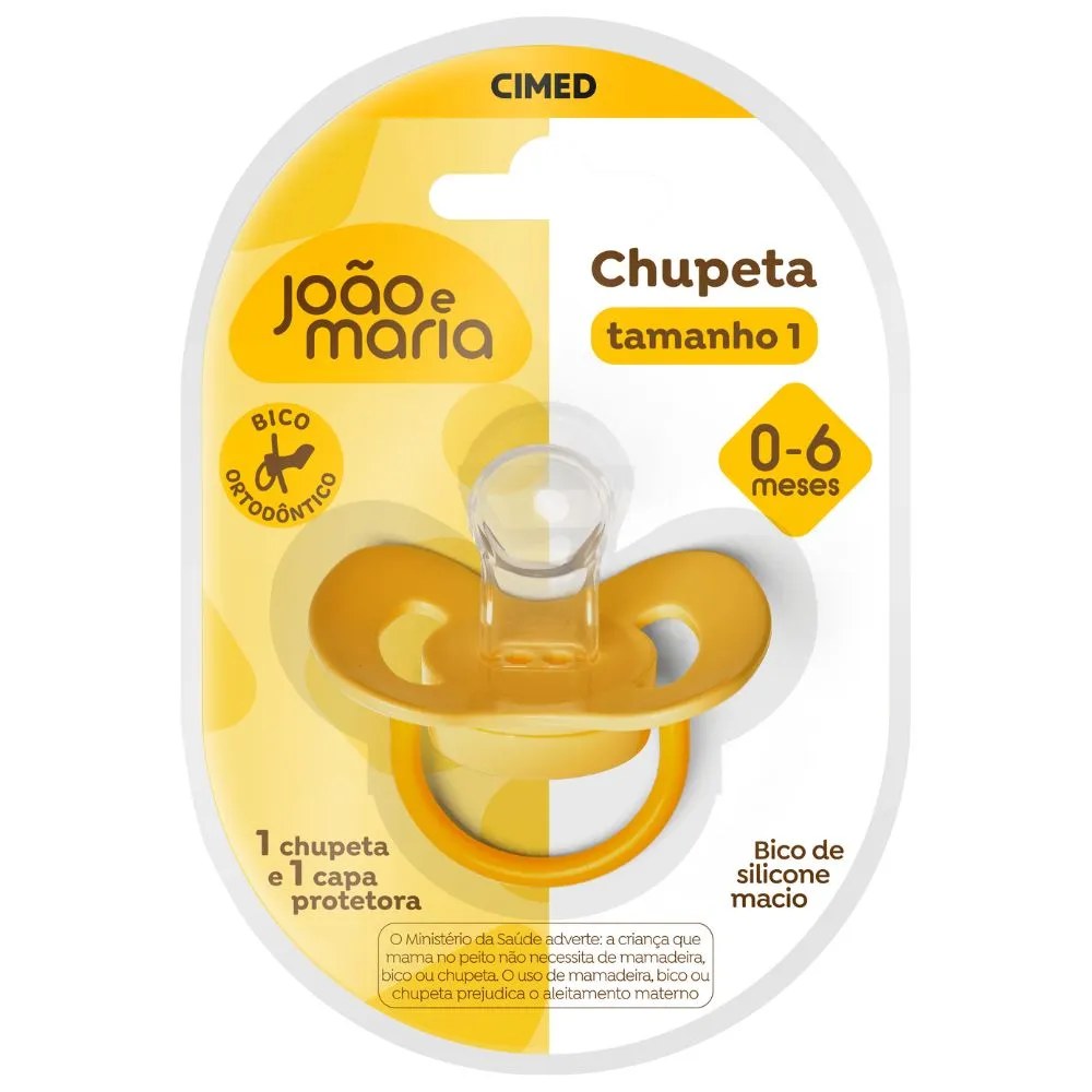Chupeta Com Capa Protetora João E Maria 0-6 Meses