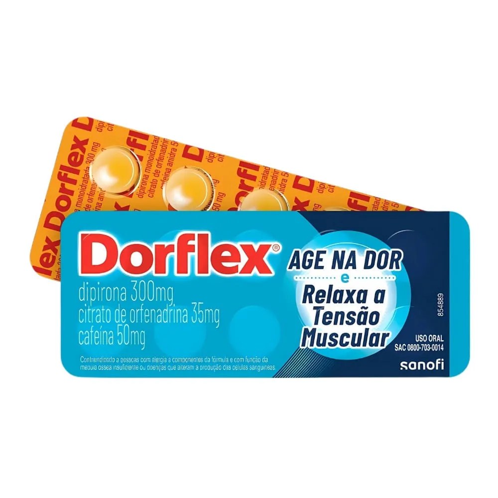 Dorflex Analgésico E Relaxante Muscular 10 Comprimidos