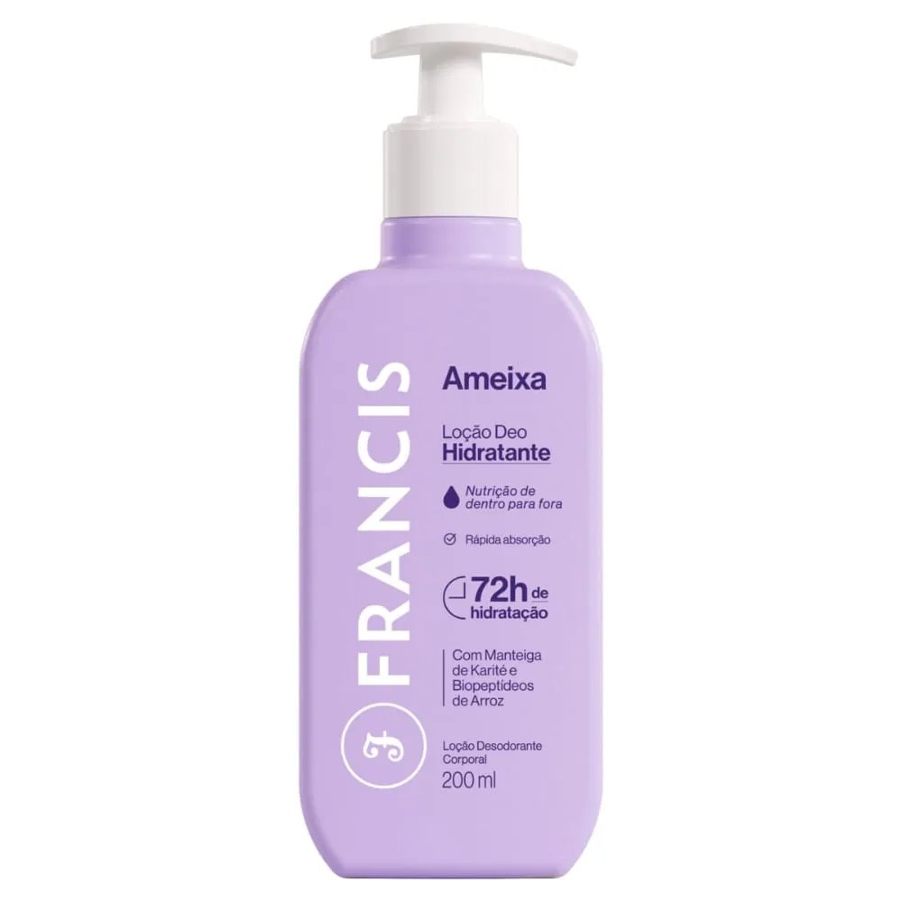 Locao Deo Hidratante Francis Ameixa 200ml