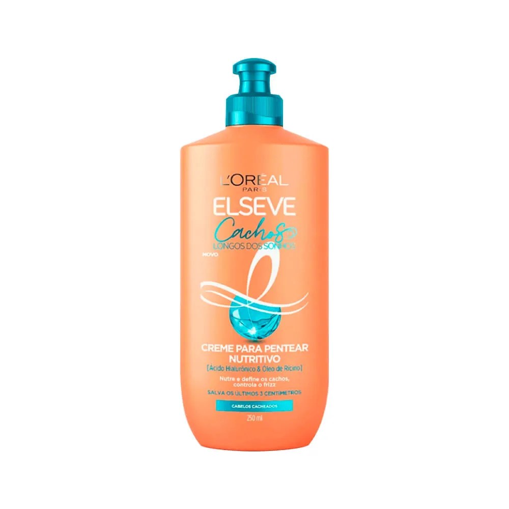 Creme Para Pentear Elseve 250ml Cachos Longos Dos Sonhos