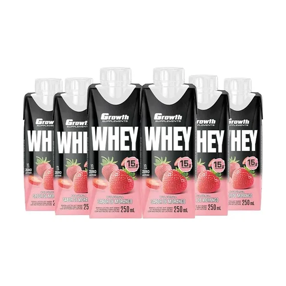 Kit 6x Bebida Láctea Morango