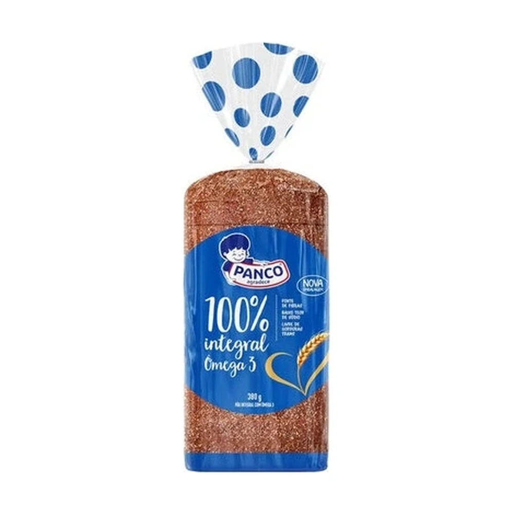 Pão Integral ômega 3 Panco Pacote 380g