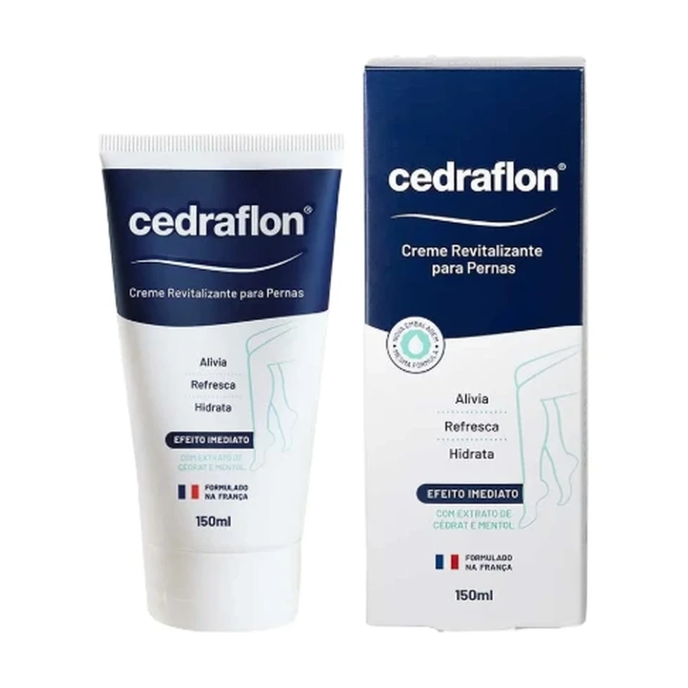 Creme Hidratante Revitalizante Cedraflon para Pernas 150ml