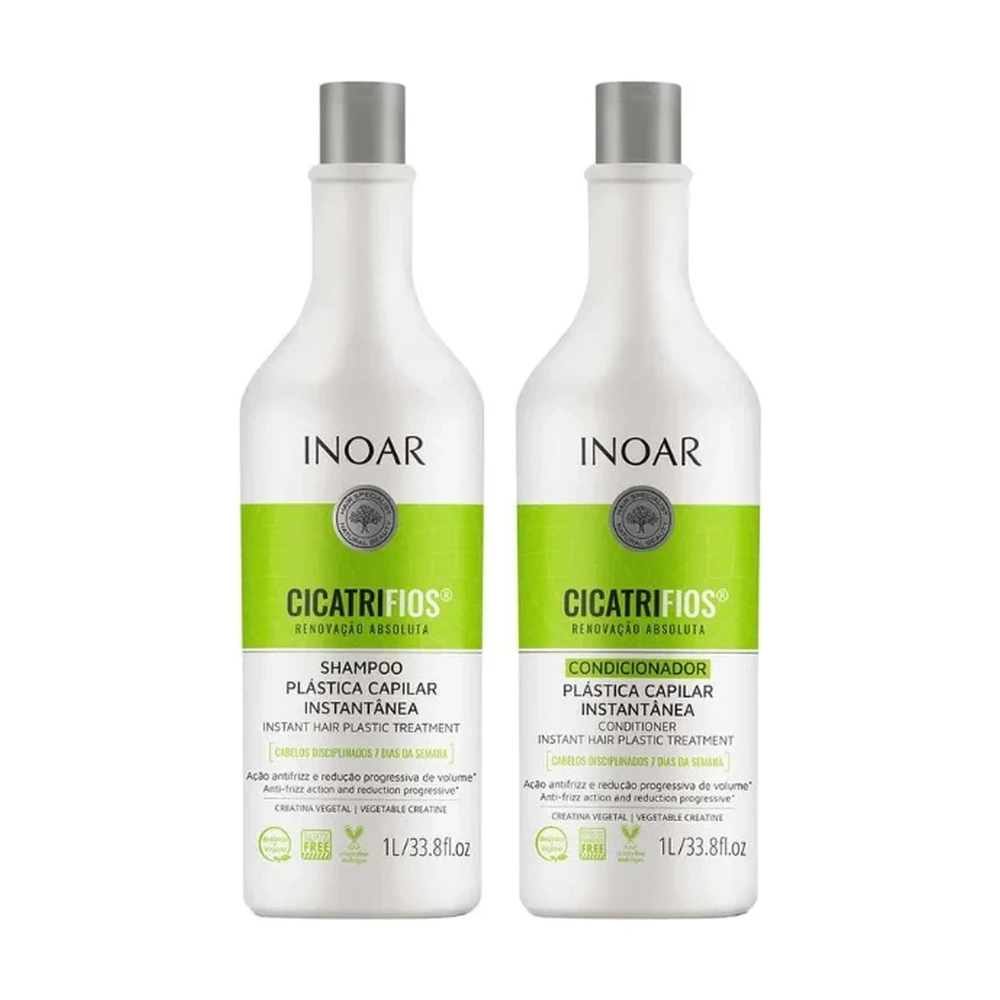Inoar Cicatrifios Kit com Shampoo 1L + Condicionador 1L