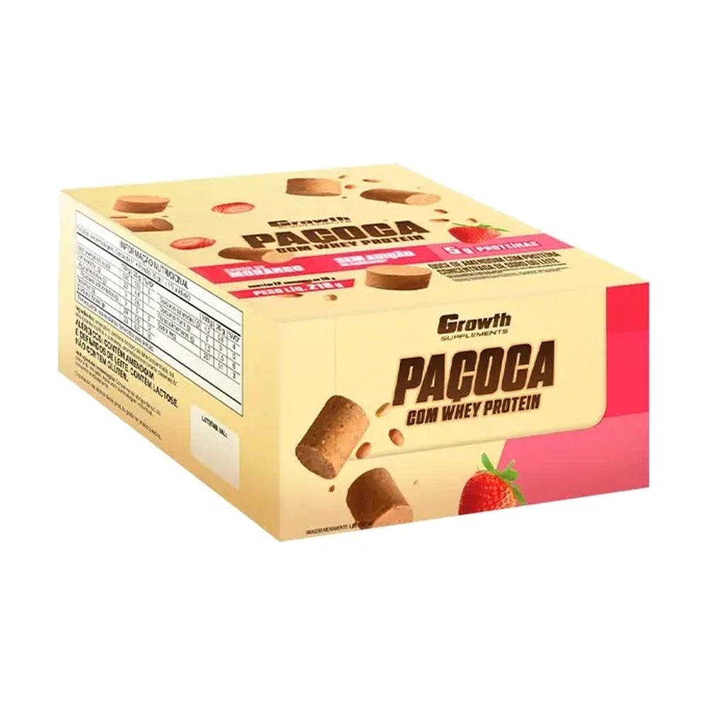 Paçoca Growth Caixa Com 12Un 216g