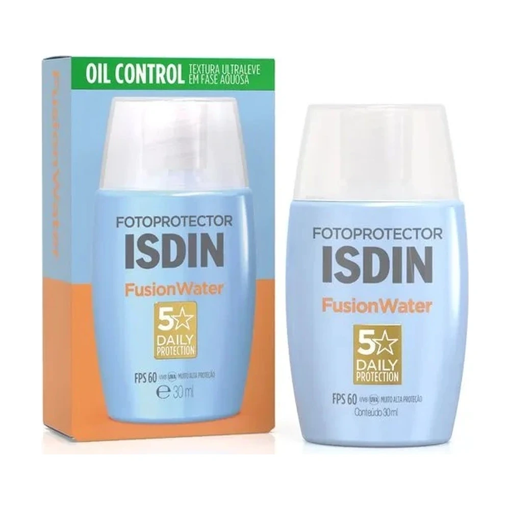 Isdin Fusion Water Protetor Solar 30ml Fps60 Oil Control