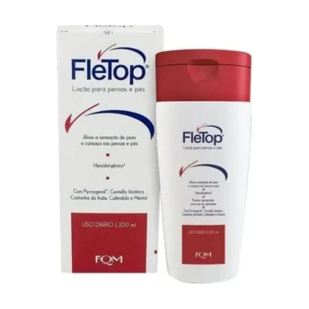 Fletop Loção Para Pernas e Pés com 200ml