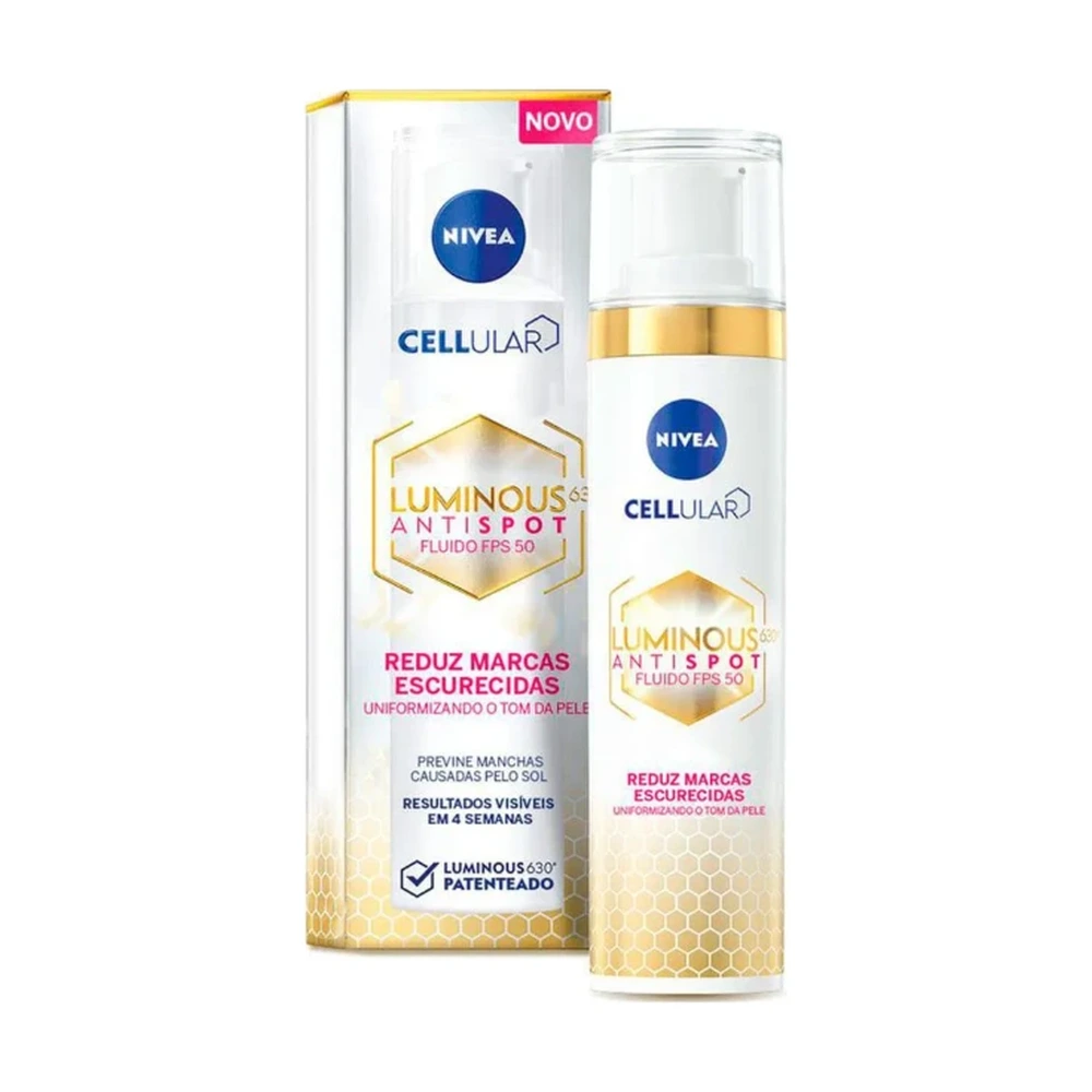 Creme Facial Nivea Anti-manchas Cellular Luminous Fps50 40ml
