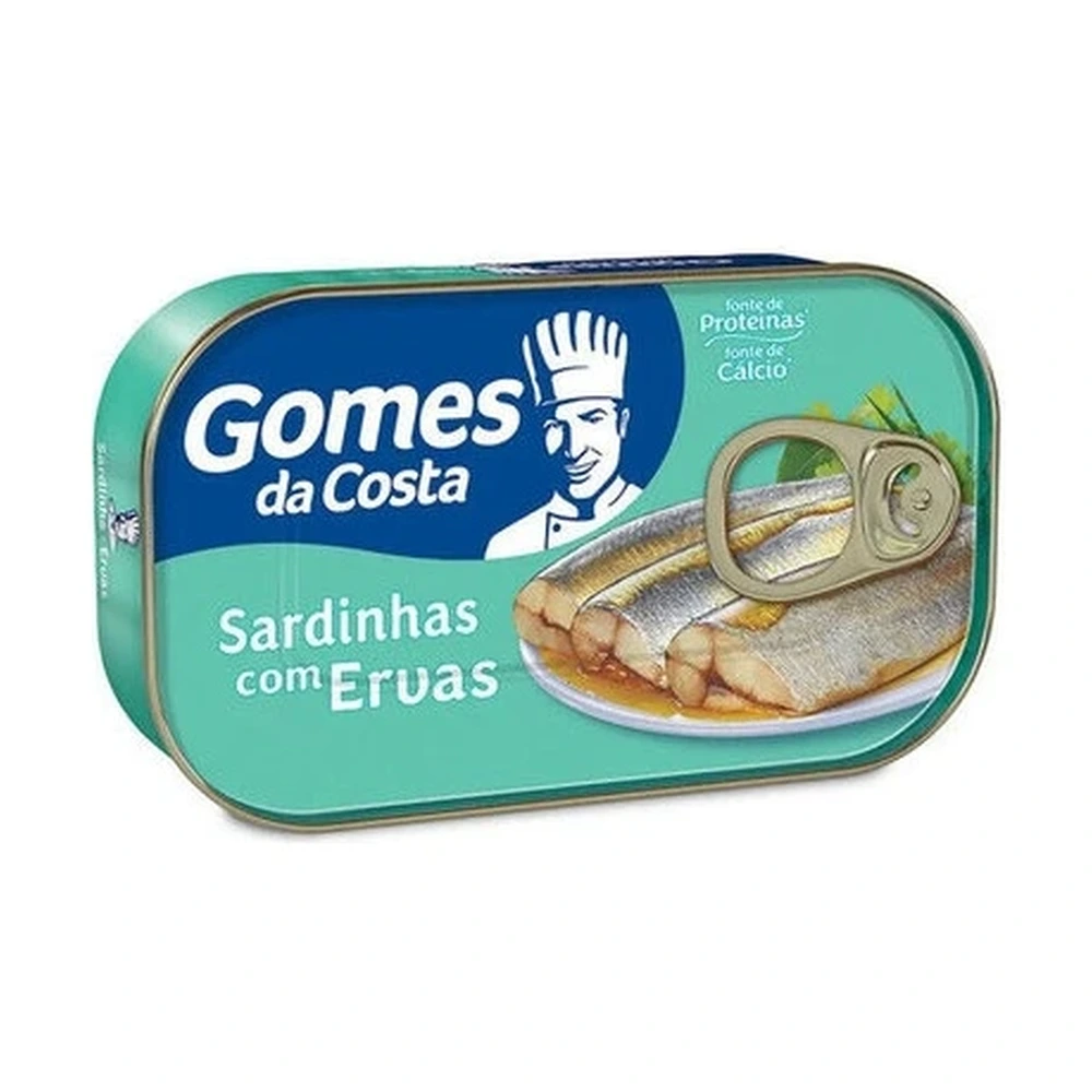 Sardinha Com Ervas Gomes Da Costa Lata 84g