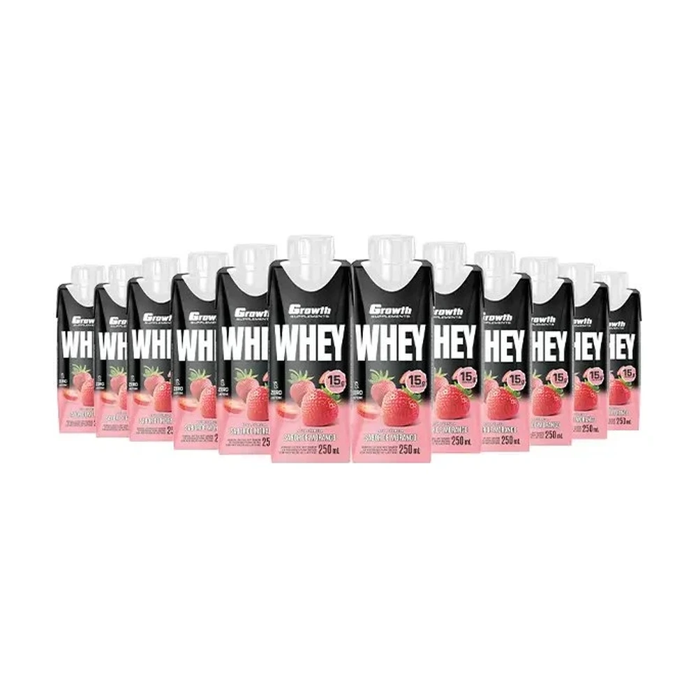 Kit 12x Bebida Láctea Morango