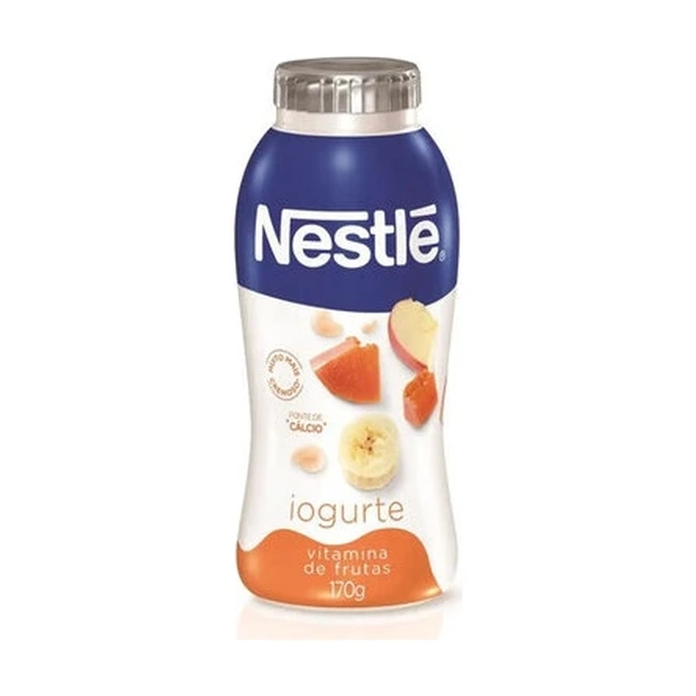 Iogurte Parcialmente Desnatado Vitamina De Frutas Nestlé Frasco 170g