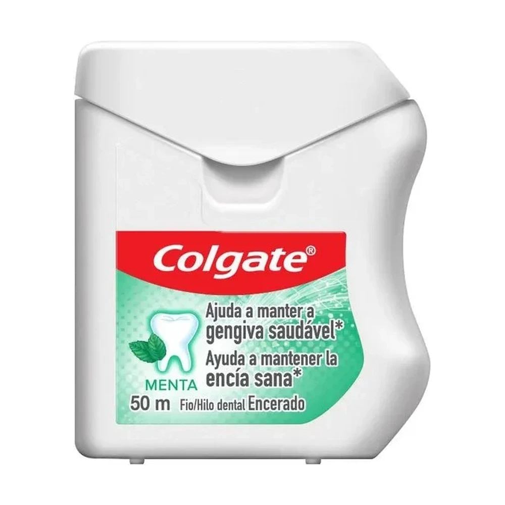 Fio Dental Colgate Encerado Menta 50m