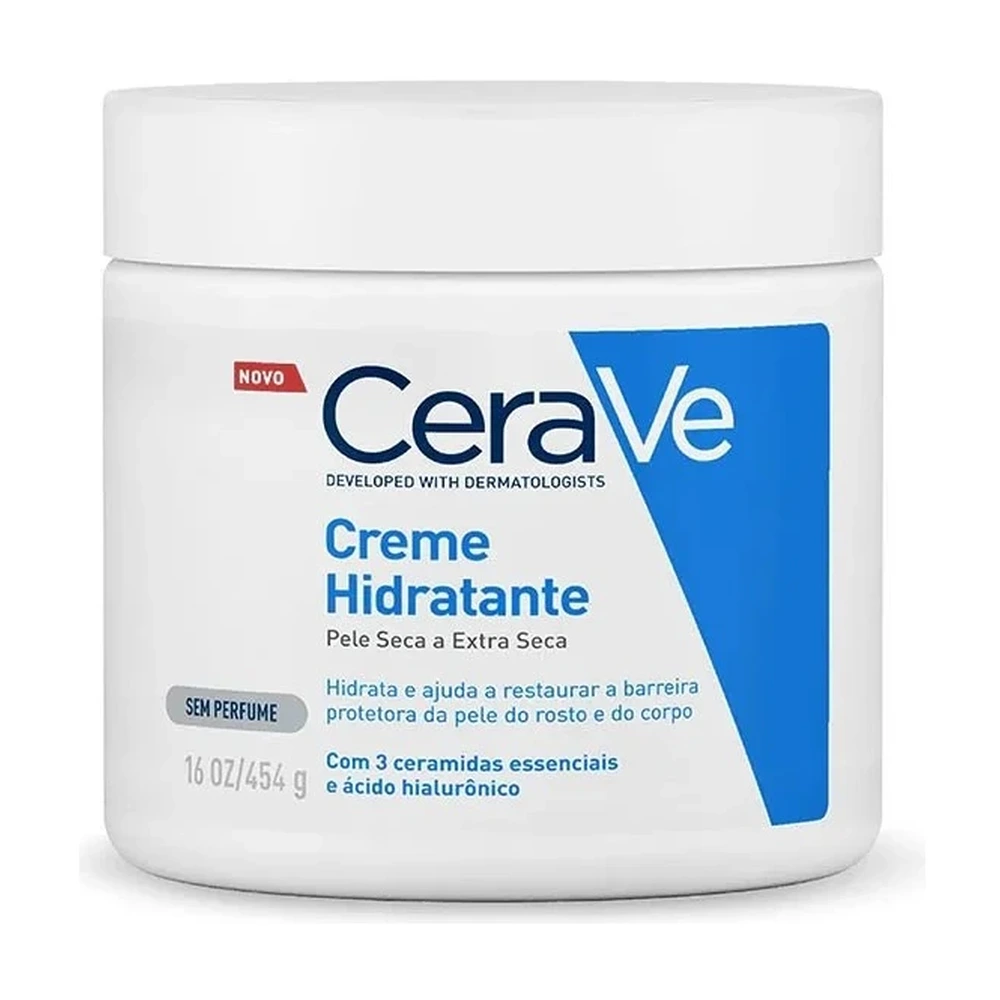 Creme Hidratante Corporal Cerave Pele Seca Ácido Hialurônico Ceramidas 454g