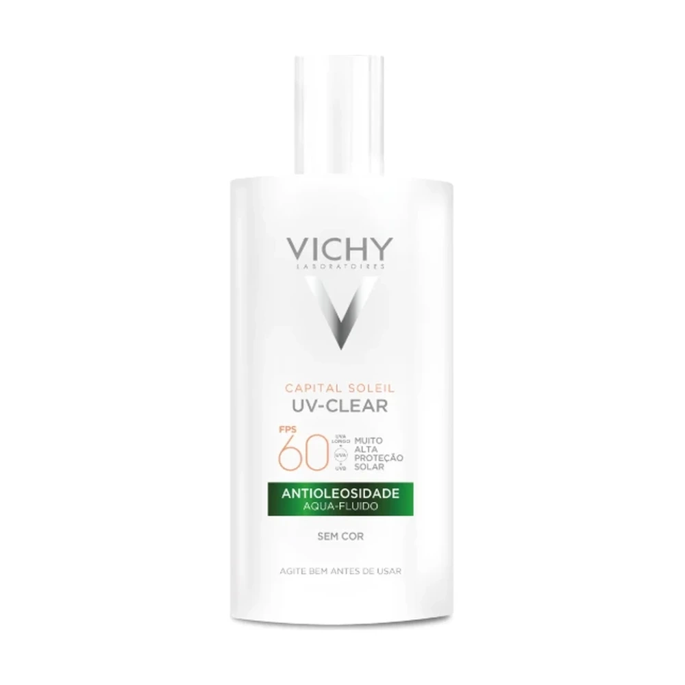 Protetor Solar Facial Vichy Capital Soleil UV-Clear sem cor FPS60 40g