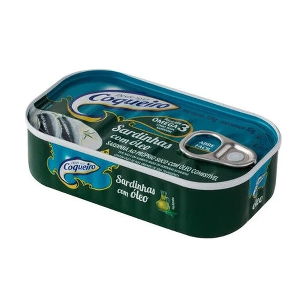Sardinha Com óleo Coqueiro Lata 83g