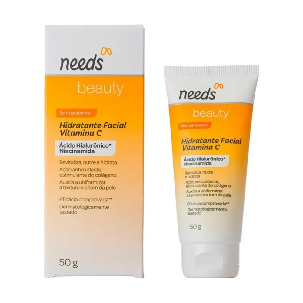 Hidratante Facial Needs Beauty Vitamina C 50g