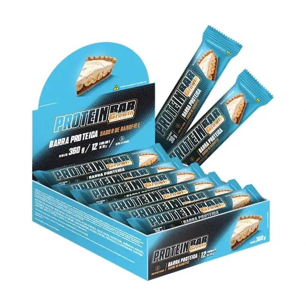 Protein Bar Sabor Banoffee 30g Caixa com 12 Un