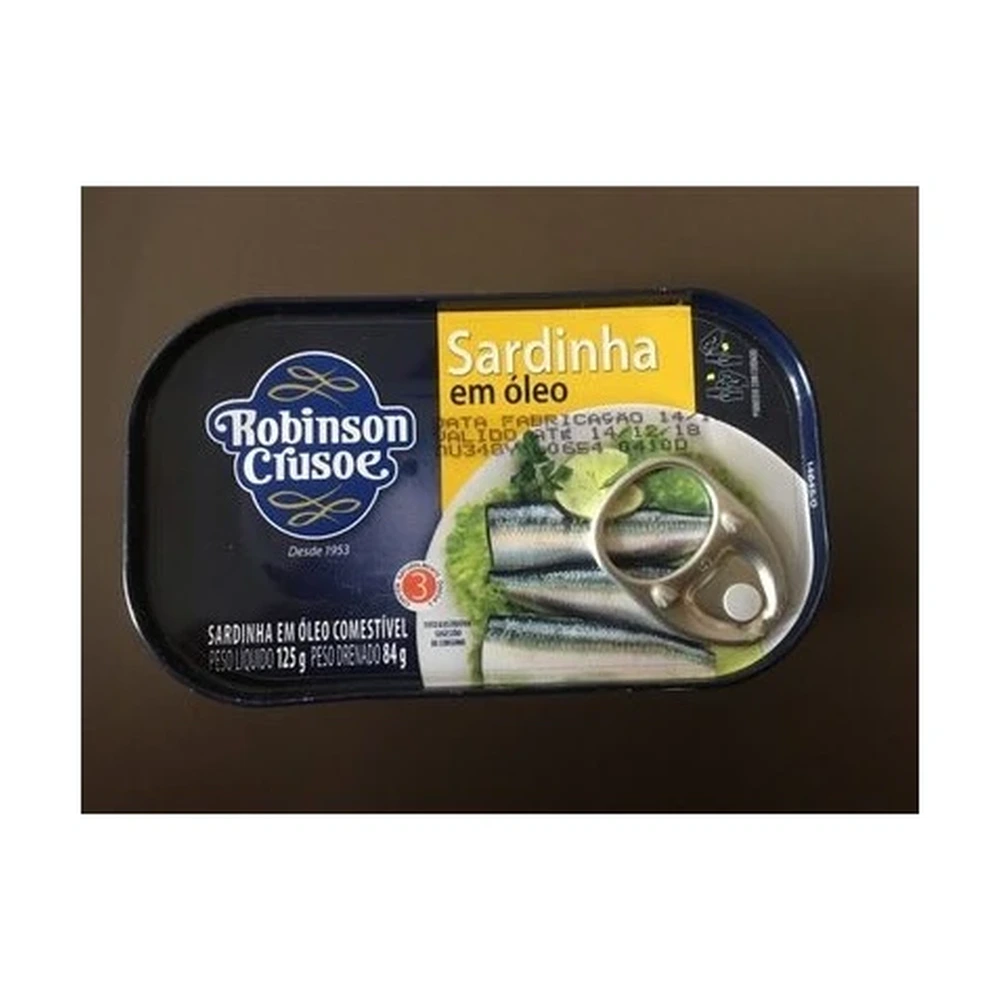 Robinson Crusoe Sardinha com Óleo